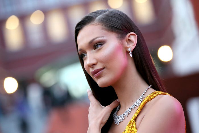 Bella Hadid, the supermodel, protests in New York's streets in favour of Palestinians
