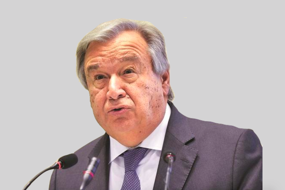 Antonio Guterres is re-elected as secretary-general by the UN