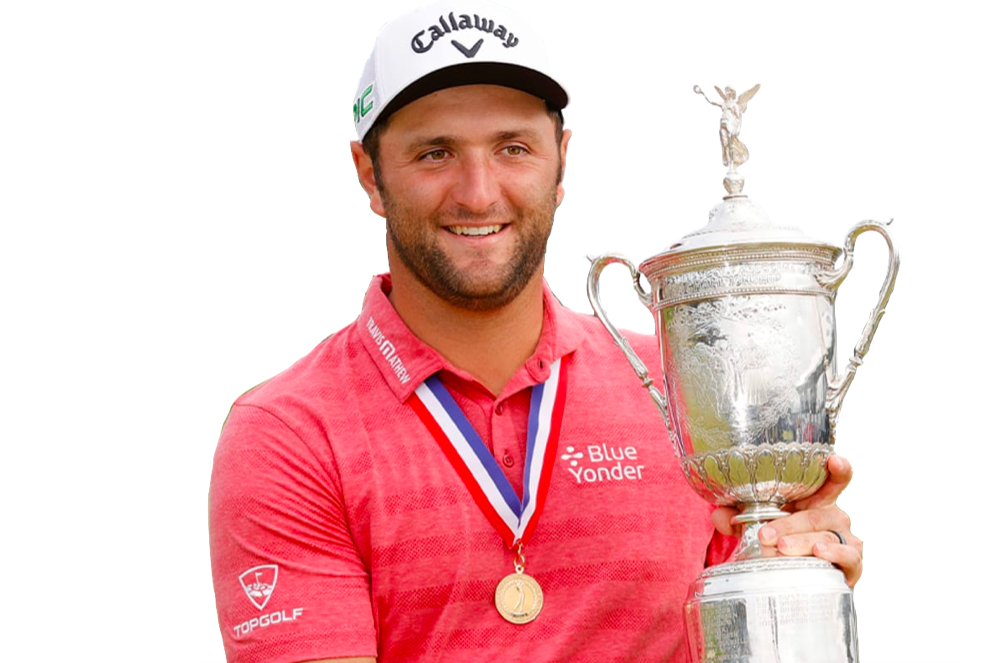 Rahm wins the US Open for his 1st major title; Korda wins the Meijer Classic
